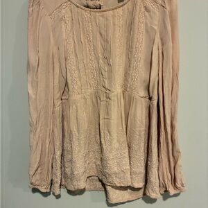 American Eagle Outfitters Beige Blouse